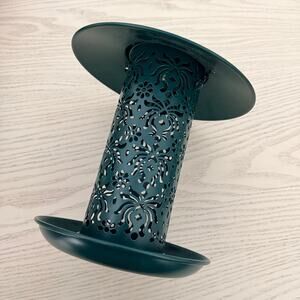 Green Solor Powered Bird Feeder NEW